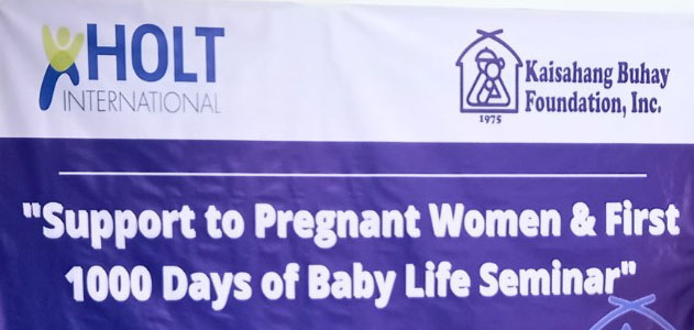 Support to Pregnant Women &First 1000 Days of a Baby’s Life Seminar