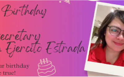 Happy Birthday Usec. Janella Ejercito-Estrada!