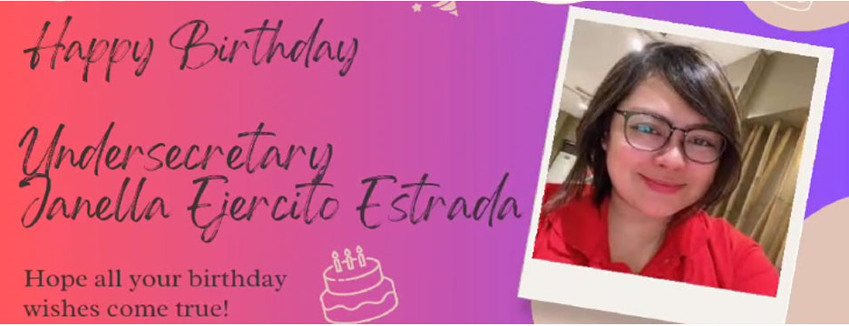 Happy Birthday Usec. Janella Ejercito-Estrada!