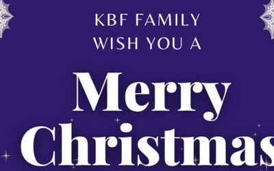 KBF Family wish you a Merry Christmas and a Happy New Year!