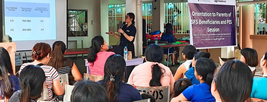 Parent Orientation for Supplemental Feeding Service Beneficiaries