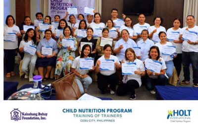 Bringing Nutrition and Health Services (NHS) to Cebu: Advancing Holistic Child Care!