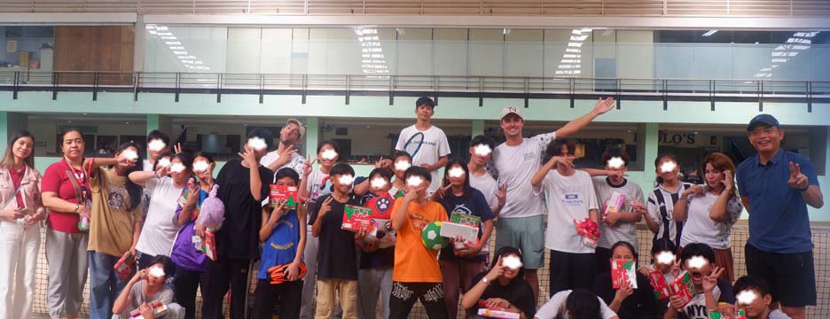 Three-day Basic Tennis Program for the Children