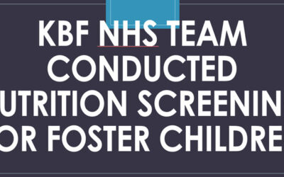 KBF NHS Team conducted a Nutrition Screening for Foster Children