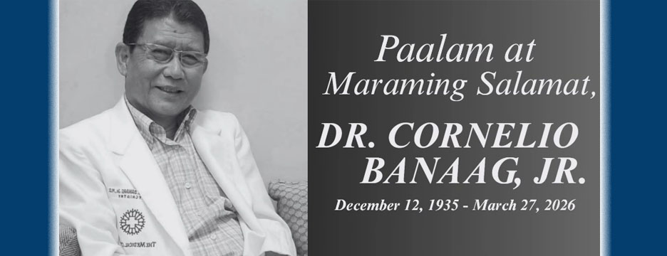 Farewell to a dear member of the KBF Family, Dr. Cornelio Banaag, Jr.