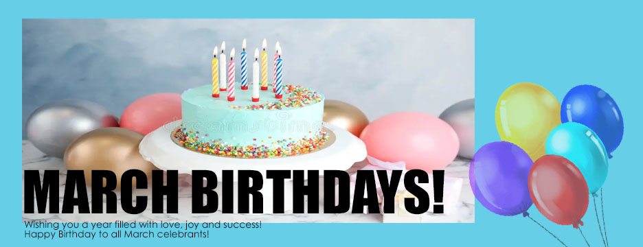 Cheers to our KBF March Birthday Celebrants! 🎂🥳