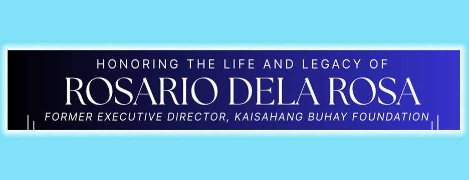 Honoring the Life and Legacy of Rosario B. dela Rosa