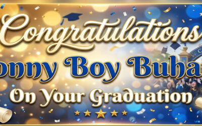 Congratulations, Sonny Boy!