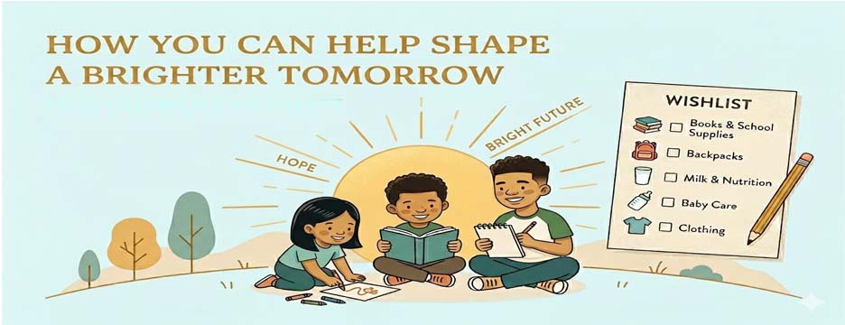 How You Can Help Shape a Brighter Tomorrow: Our Current Wishlist